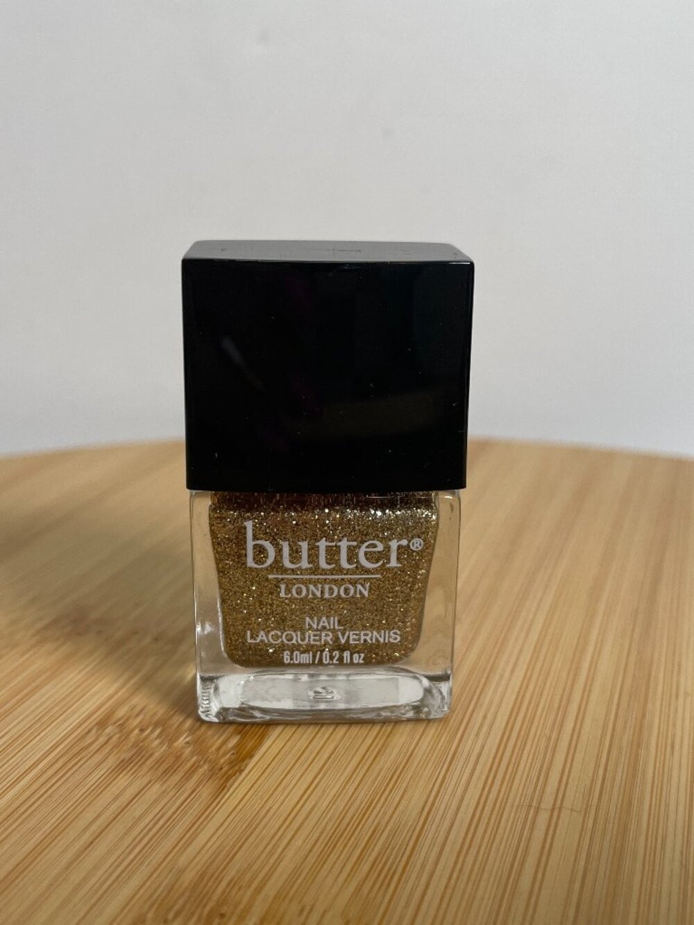 Butter London Nail Lacquer Vernis Polish The 444 Gold Glitter Mini 0.2 oz